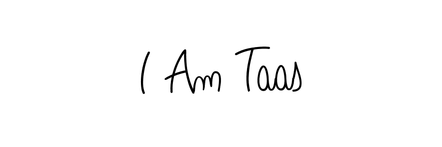 I Am Taas stylish signature style. Best Handwritten Sign (Angelique-Rose-font-FFP) for my name. Handwritten Signature Collection Ideas for my name I Am Taas. I Am Taas signature style 5 images and pictures png