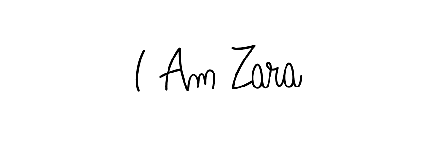 if you are searching for the best signature style for your name I Am Zara. so please give up your signature search. here we have designed multiple signature styles  using Angelique-Rose-font-FFP. I Am Zara signature style 5 images and pictures png