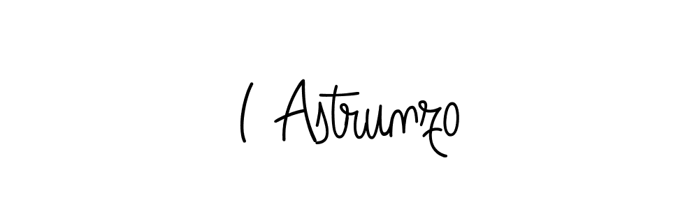 Create a beautiful signature design for name I Astrunzo. With this signature (Angelique-Rose-font-FFP) fonts, you can make a handwritten signature for free. I Astrunzo signature style 5 images and pictures png