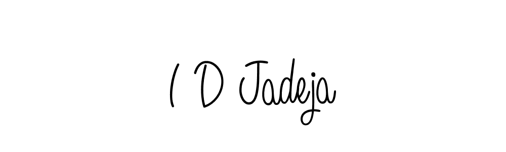 Check out images of Autograph of I D Jadeja name. Actor I D Jadeja Signature Style. Angelique-Rose-font-FFP is a professional sign style online. I D Jadeja signature style 5 images and pictures png