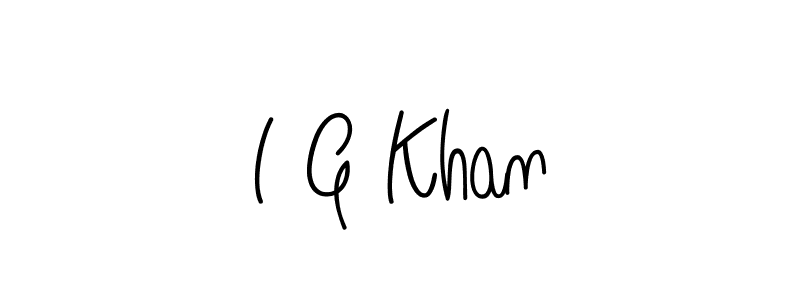 I G Khan stylish signature style. Best Handwritten Sign (Angelique-Rose-font-FFP) for my name. Handwritten Signature Collection Ideas for my name I G Khan. I G Khan signature style 5 images and pictures png