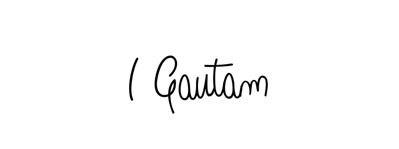 You can use this online signature creator to create a handwritten signature for the name I Gautam. This is the best online autograph maker. I Gautam signature style 5 images and pictures png