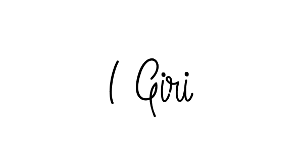 I Giri stylish signature style. Best Handwritten Sign (Angelique-Rose-font-FFP) for my name. Handwritten Signature Collection Ideas for my name I Giri. I Giri signature style 5 images and pictures png