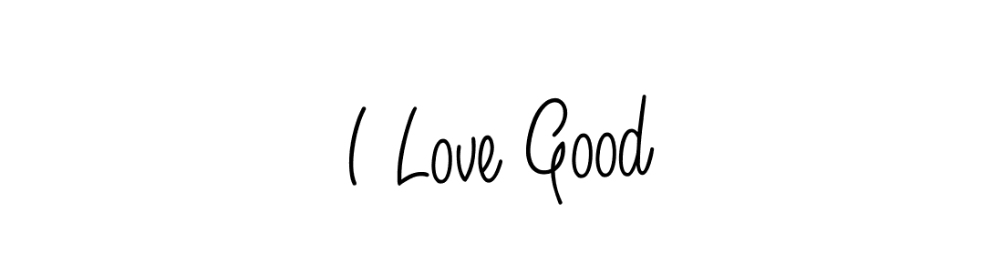 How to make I Love Good signature? Angelique-Rose-font-FFP is a professional autograph style. Create handwritten signature for I Love Good name. I Love Good signature style 5 images and pictures png