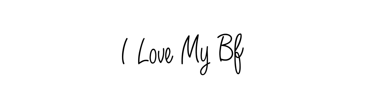 This is the best signature style for the I Love My Bf name. Also you like these signature font (Angelique-Rose-font-FFP). Mix name signature. I Love My Bf signature style 5 images and pictures png