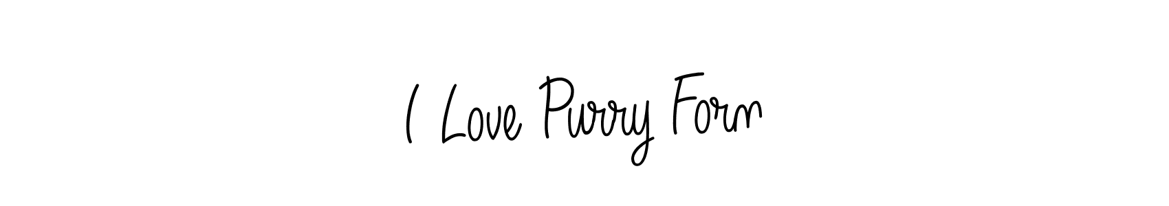 Best and Professional Signature Style for I Love Purry Forn. Angelique-Rose-font-FFP Best Signature Style Collection. I Love Purry Forn signature style 5 images and pictures png