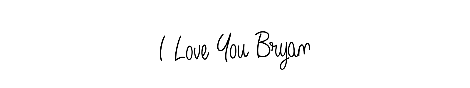 Make a short I Love You Bryan signature style. Manage your documents anywhere anytime using Angelique-Rose-font-FFP. Create and add eSignatures, submit forms, share and send files easily. I Love You Bryan signature style 5 images and pictures png
