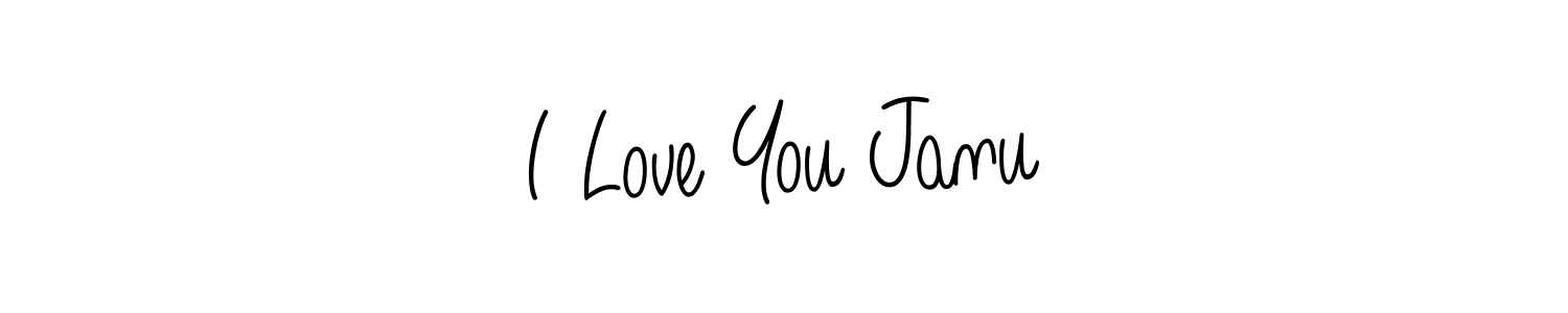 Angelique-Rose-font-FFP is a professional signature style that is perfect for those who want to add a touch of class to their signature. It is also a great choice for those who want to make their signature more unique. Get I Love You Janu name to fancy signature for free. I Love You Janu signature style 5 images and pictures png