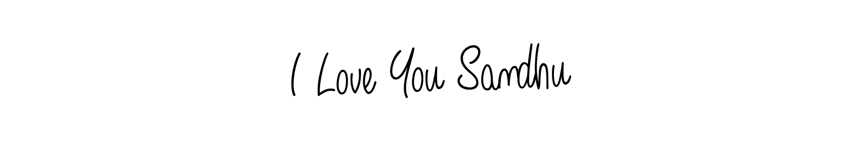 Also You can easily find your signature by using the search form. We will create I Love You Sandhu name handwritten signature images for you free of cost using Angelique-Rose-font-FFP sign style. I Love You Sandhu signature style 5 images and pictures png
