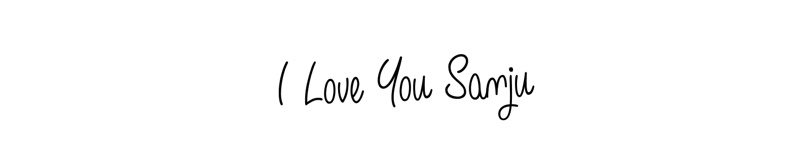 Also You can easily find your signature by using the search form. We will create I Love You Sanju name handwritten signature images for you free of cost using Angelique-Rose-font-FFP sign style. I Love You Sanju signature style 5 images and pictures png