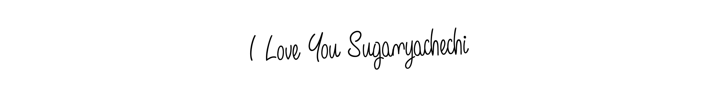 This is the best signature style for the I Love You Suganyachechi name. Also you like these signature font (Angelique-Rose-font-FFP). Mix name signature. I Love You Suganyachechi signature style 5 images and pictures png