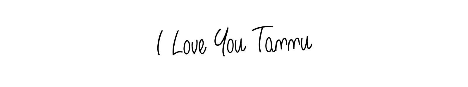 Also we have I Love You Tannu name is the best signature style. Create professional handwritten signature collection using Angelique-Rose-font-FFP autograph style. I Love You Tannu signature style 5 images and pictures png