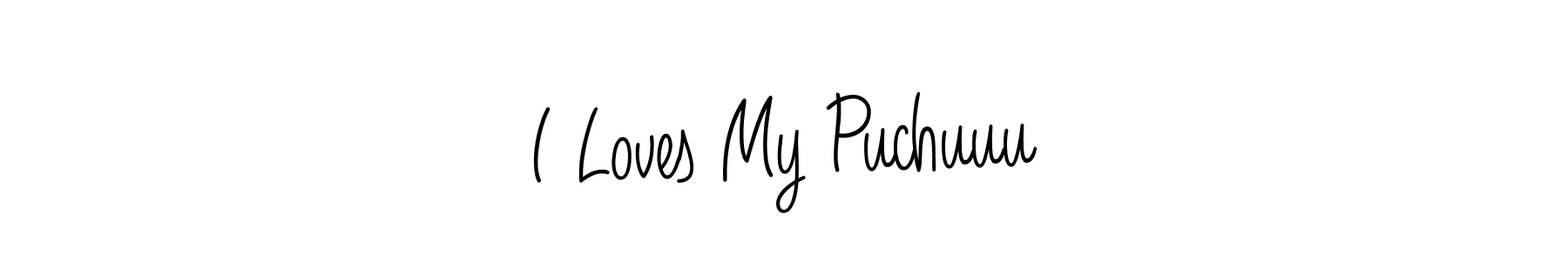 You can use this online signature creator to create a handwritten signature for the name I Loves My Puchuuu. This is the best online autograph maker. I Loves My Puchuuu signature style 5 images and pictures png
