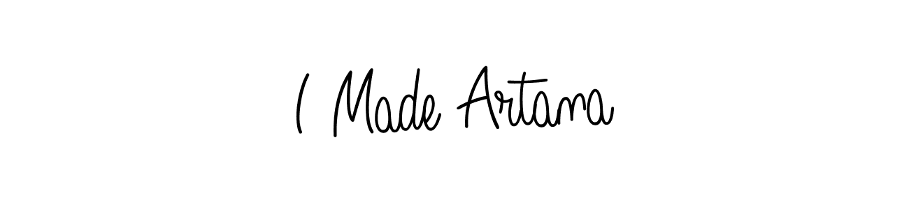Angelique-Rose-font-FFP is a professional signature style that is perfect for those who want to add a touch of class to their signature. It is also a great choice for those who want to make their signature more unique. Get I Made Artana name to fancy signature for free. I Made Artana signature style 5 images and pictures png