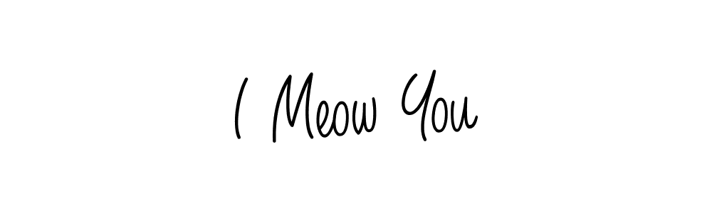 How to make I Meow You signature? Angelique-Rose-font-FFP is a professional autograph style. Create handwritten signature for I Meow You name. I Meow You signature style 5 images and pictures png