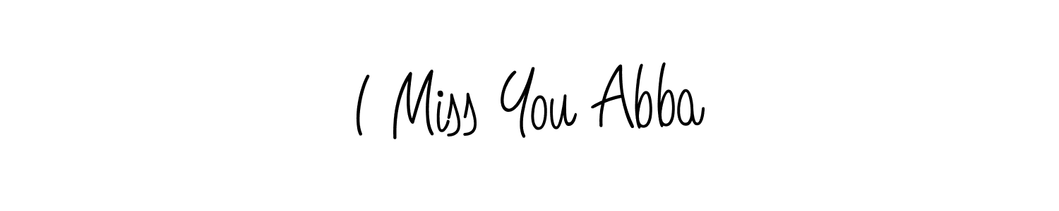 You can use this online signature creator to create a handwritten signature for the name I Miss You Abba. This is the best online autograph maker. I Miss You Abba signature style 5 images and pictures png