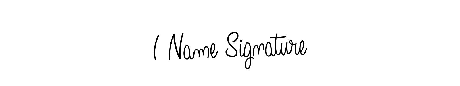 Check out images of Autograph of I Name Signature name. Actor I Name Signature Signature Style. Angelique-Rose-font-FFP is a professional sign style online. I Name Signature signature style 5 images and pictures png