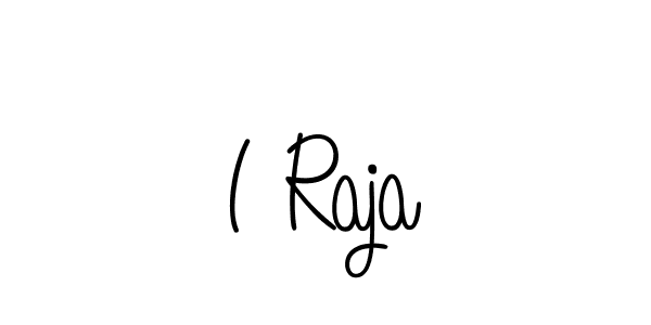 if you are searching for the best signature style for your name I Raja. so please give up your signature search. here we have designed multiple signature styles  using Angelique-Rose-font-FFP. I Raja signature style 5 images and pictures png
