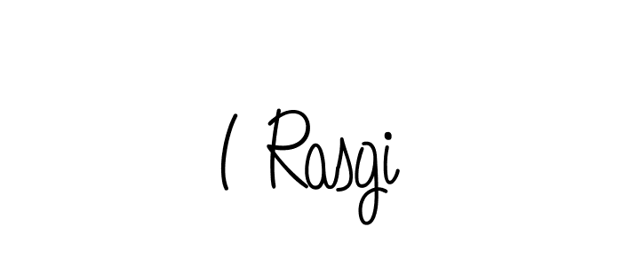 How to make I Rasgi name signature. Use Angelique-Rose-font-FFP style for creating short signs online. This is the latest handwritten sign. I Rasgi signature style 5 images and pictures png