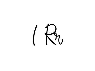 You should practise on your own different ways (Angelique-Rose-font-FFP) to write your name (I Rr) in signature. don't let someone else do it for you. I Rr signature style 5 images and pictures png