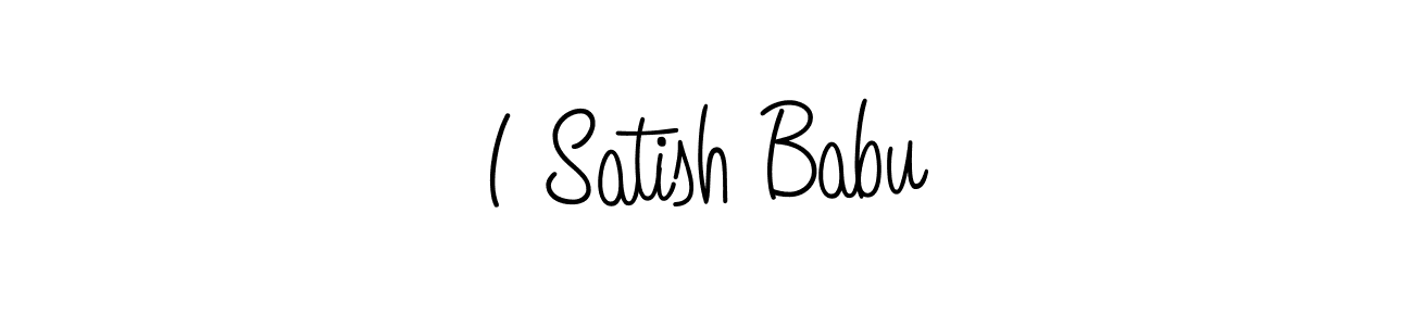 How to make I Satish Babu signature? Angelique-Rose-font-FFP is a professional autograph style. Create handwritten signature for I Satish Babu name. I Satish Babu signature style 5 images and pictures png