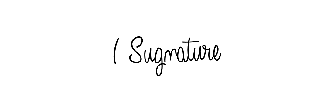 Make a beautiful signature design for name I Sugnature. With this signature (Angelique-Rose-font-FFP) style, you can create a handwritten signature for free. I Sugnature signature style 5 images and pictures png