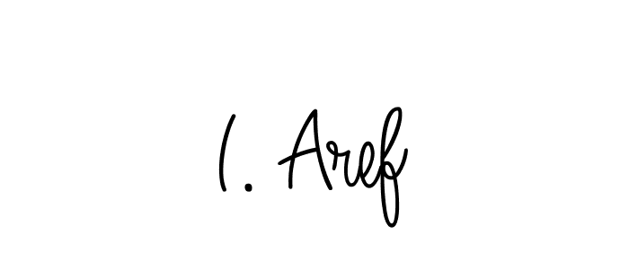 Best and Professional Signature Style for I. Aref. Angelique-Rose-font-FFP Best Signature Style Collection. I. Aref signature style 5 images and pictures png