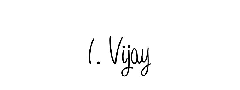 Make a beautiful signature design for name I. Vijay. With this signature (Angelique-Rose-font-FFP) style, you can create a handwritten signature for free. I. Vijay signature style 5 images and pictures png