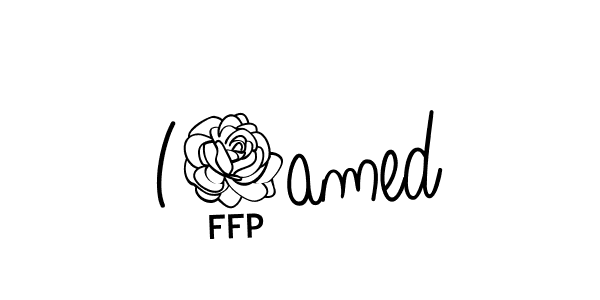 How to Draw I4amed signature style? Angelique-Rose-font-FFP is a latest design signature styles for name I4amed. I4amed signature style 5 images and pictures png