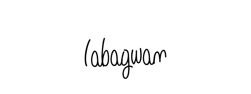 The best way (Angelique-Rose-font-FFP) to make a short signature is to pick only two or three words in your name. The name Iabagwan include a total of six letters. For converting this name. Iabagwan signature style 5 images and pictures png