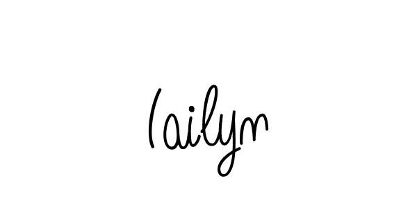 Design your own signature with our free online signature maker. With this signature software, you can create a handwritten (Angelique-Rose-font-FFP) signature for name Iailyn. Iailyn signature style 5 images and pictures png