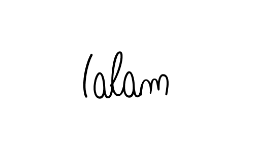 How to Draw Ialam signature style? Angelique-Rose-font-FFP is a latest design signature styles for name Ialam. Ialam signature style 5 images and pictures png