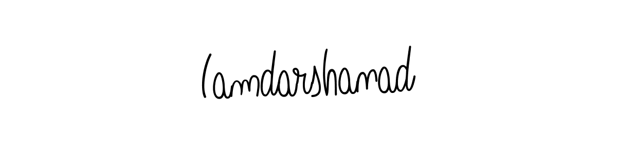 Make a beautiful signature design for name Iamdarshanad. Use this online signature maker to create a handwritten signature for free. Iamdarshanad signature style 5 images and pictures png