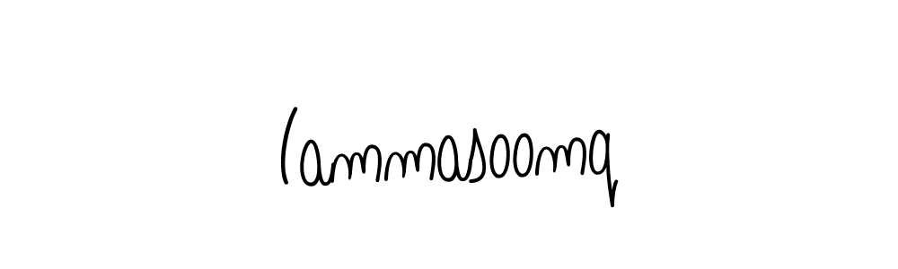 How to Draw Iammasoomq signature style? Angelique-Rose-font-FFP is a latest design signature styles for name Iammasoomq. Iammasoomq signature style 5 images and pictures png