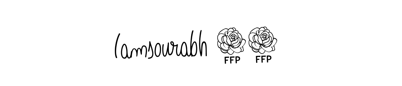 How to make Iamsourabh 69  signature? Angelique-Rose-font-FFP is a professional autograph style. Create handwritten signature for Iamsourabh 69  name. Iamsourabh 69  signature style 5 images and pictures png