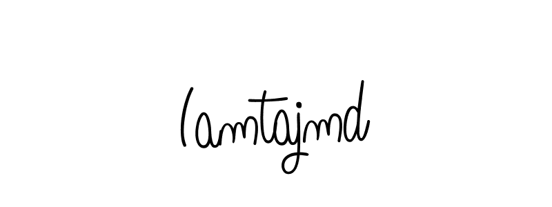 How to make Iamtajmd name signature. Use Angelique-Rose-font-FFP style for creating short signs online. This is the latest handwritten sign. Iamtajmd signature style 5 images and pictures png