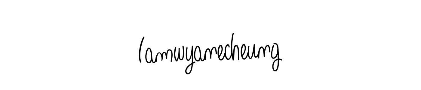 if you are searching for the best signature style for your name Iamwyanecheung. so please give up your signature search. here we have designed multiple signature styles  using Angelique-Rose-font-FFP. Iamwyanecheung signature style 5 images and pictures png