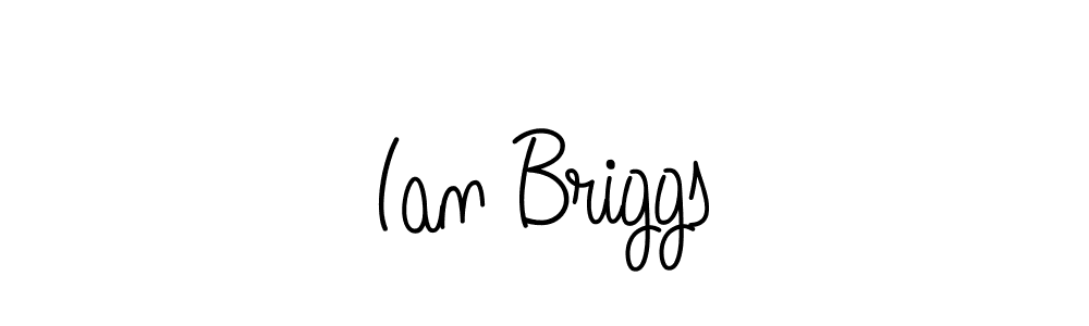 Ian Briggs stylish signature style. Best Handwritten Sign (Angelique-Rose-font-FFP) for my name. Handwritten Signature Collection Ideas for my name Ian Briggs. Ian Briggs signature style 5 images and pictures png