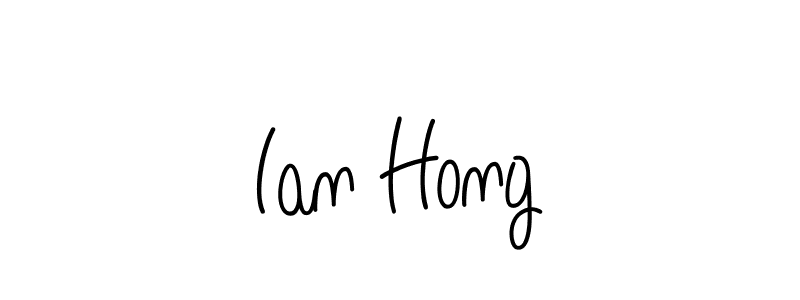 Best and Professional Signature Style for Ian Hong. Angelique-Rose-font-FFP Best Signature Style Collection. Ian Hong signature style 5 images and pictures png