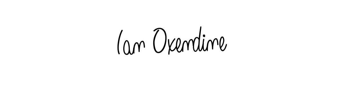How to make Ian Oxendine name signature. Use Angelique-Rose-font-FFP style for creating short signs online. This is the latest handwritten sign. Ian Oxendine signature style 5 images and pictures png