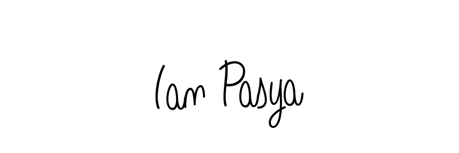 How to make Ian Pasya signature? Angelique-Rose-font-FFP is a professional autograph style. Create handwritten signature for Ian Pasya name. Ian Pasya signature style 5 images and pictures png