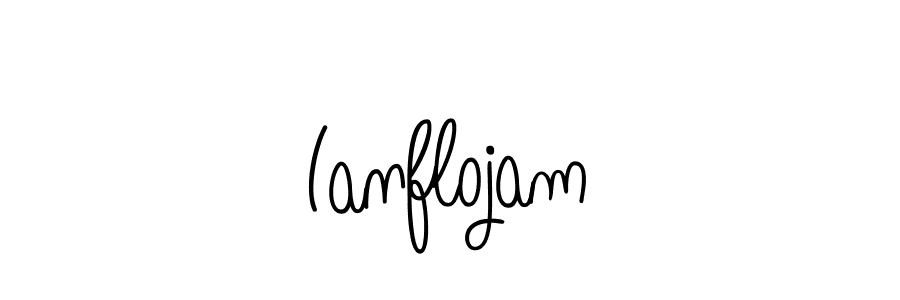 How to make Ianflojam signature? Angelique-Rose-font-FFP is a professional autograph style. Create handwritten signature for Ianflojam name. Ianflojam signature style 5 images and pictures png