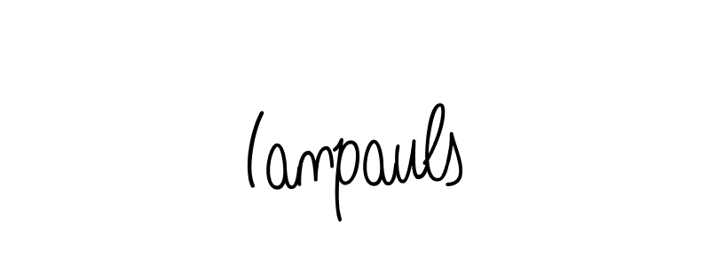 Design your own signature with our free online signature maker. With this signature software, you can create a handwritten (Angelique-Rose-font-FFP) signature for name Ianpauls. Ianpauls signature style 5 images and pictures png