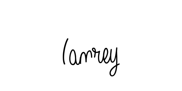 Use a signature maker to create a handwritten signature online. With this signature software, you can design (Angelique-Rose-font-FFP) your own signature for name Ianrey. Ianrey signature style 5 images and pictures png