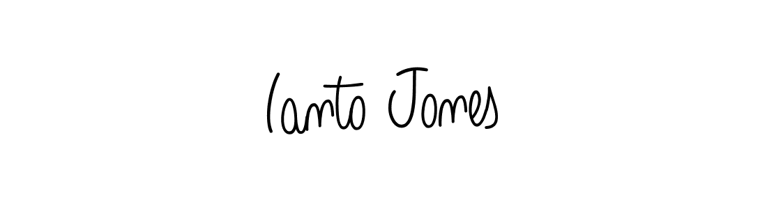 The best way (Angelique-Rose-font-FFP) to make a short signature is to pick only two or three words in your name. The name Ianto Jones include a total of six letters. For converting this name. Ianto Jones signature style 5 images and pictures png