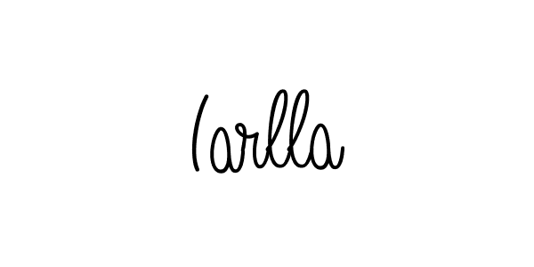 How to Draw Iarlla signature style? Angelique-Rose-font-FFP is a latest design signature styles for name Iarlla. Iarlla signature style 5 images and pictures png