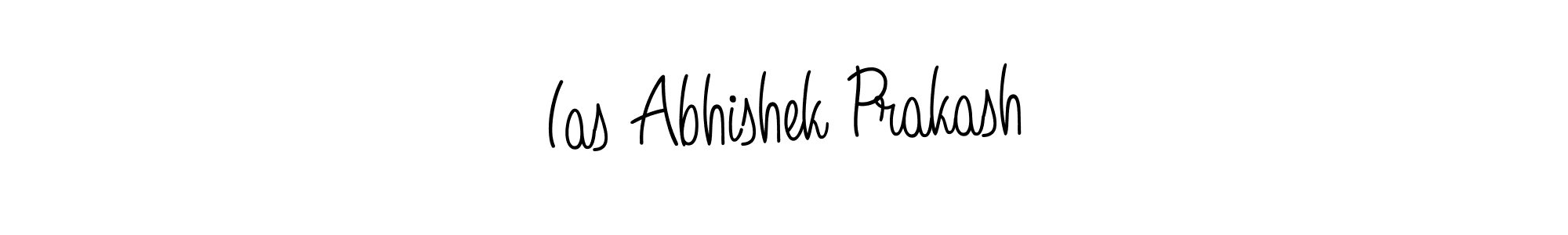 Use a signature maker to create a handwritten signature online. With this signature software, you can design (Angelique-Rose-font-FFP) your own signature for name Ias Abhishek Prakash. Ias Abhishek Prakash signature style 5 images and pictures png