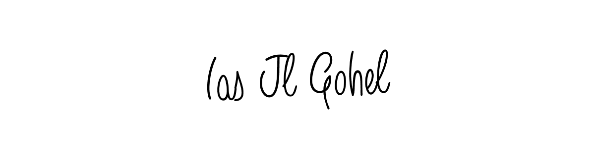 Use a signature maker to create a handwritten signature online. With this signature software, you can design (Angelique-Rose-font-FFP) your own signature for name Ias Jl Gohel. Ias Jl Gohel signature style 5 images and pictures png