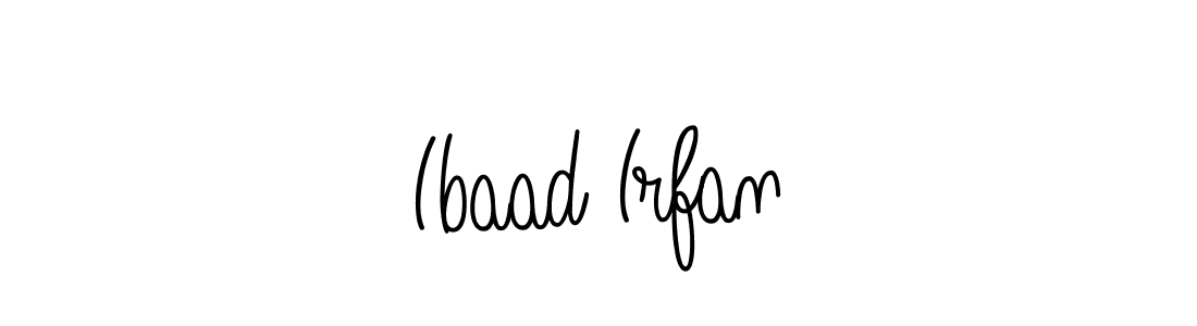 Design your own signature with our free online signature maker. With this signature software, you can create a handwritten (Angelique-Rose-font-FFP) signature for name Ibaad Irfan. Ibaad Irfan signature style 5 images and pictures png