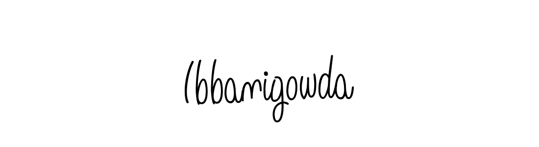 Design your own signature with our free online signature maker. With this signature software, you can create a handwritten (Angelique-Rose-font-FFP) signature for name Ibbanigowda. Ibbanigowda signature style 5 images and pictures png